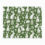 Easter bunny pattern Small Glasses Cloth (2 Sides)