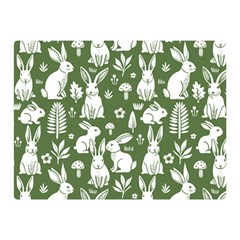 Easter bunny pattern 35  x 27  Two Sides Premium Plush Fleece Blanket (Mini) from UrbanLoad.com 35 x27  Blanket Front