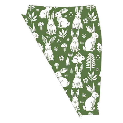 Easter bunny pattern Midi Wrap Pencil Skirt from UrbanLoad.com Front Left