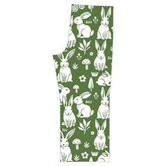 Easter bunny pattern Spaghetti Top Long Pants Satin Pajamas Set from UrbanLoad.com Back Bottom Right