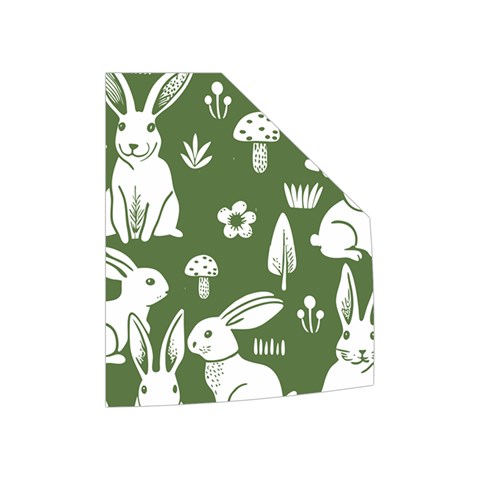Easter bunny pattern Women s Button Up Vest from UrbanLoad.com Left Pocket
