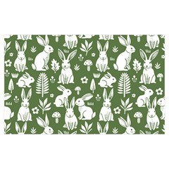 Easter bunny pattern Kids  Hooded Rain Ponchos from UrbanLoad.com Pocket Cover