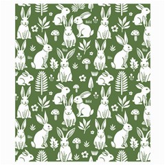 Easter bunny pattern Kids  Hooded Rain Ponchos from UrbanLoad.com Hood Right