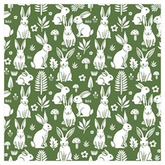 Easter bunny pattern Kids  Hooded Rain Ponchos from UrbanLoad.com Inside 2