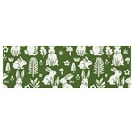 Easter bunny pattern Banner and Sign 12  x 4 