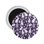 Easter bunny pattern 2.25  Magnets