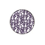 Easter bunny pattern Hat Clip Ball Marker (4 pack)