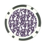 Easter bunny pattern Poker Chip Card Guard