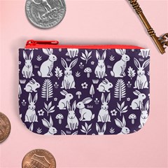 Easter bunny pattern Mini Coin Purse from UrbanLoad.com Front