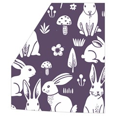 Easter bunny pattern Men s High Neck Button Up Puffer Vest from UrbanLoad.com Pocket Right