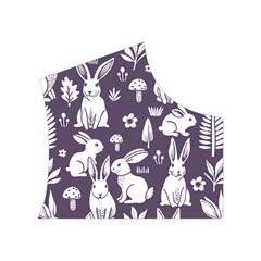 Easter bunny pattern Women s Button Up Vest from UrbanLoad.com Top Right