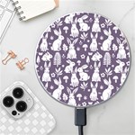 Easter bunny pattern Wireless Fast Charger(White)