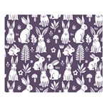 Easter bunny pattern 80  x 56  Premium Plush Fleece Blanket (Large)