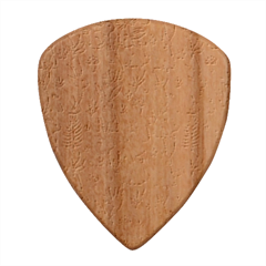 Easter bunny pattern Wood Guitar Pick (Set of 10) from UrbanLoad.com Front