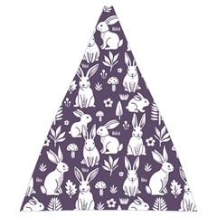 Easter bunny pattern Automatic Folding Umbrella with Case (Medium) from UrbanLoad.com 17.22 x19.95  Umbrella - 8