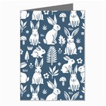 Easter bunny pattern Greeting Cards (Pkg of 8)