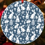 Easter bunny pattern UV Print Acrylic Ornament Round
