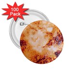 Burnt paper texture print design 2.25  Buttons (100 pack) 