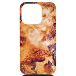 Burnt paper texture print design iPhone 14 Pro Black UV Print PC Hardshell Case