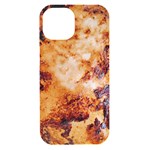 Burnt paper texture print design iPhone 15 Black UV Print PC Hardshell Case