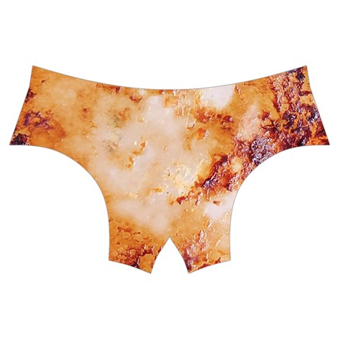 Burnt paper texture print design Men s Swim Brief from UrbanLoad.com Front