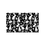 Easter bunny pattern Sticker (Rectangular)