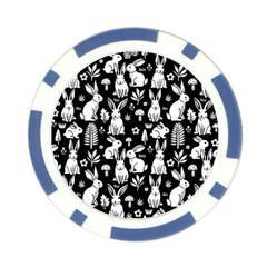 Easter bunny pattern Poker Chip Card Guard from UrbanLoad.com Back