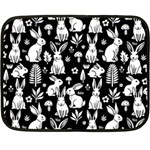 Easter bunny pattern 35 x27  Two Sides Fleece Blanket (Mini)