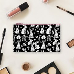 Easter bunny pattern Cosmetic Bag (Small) from UrbanLoad.com Front