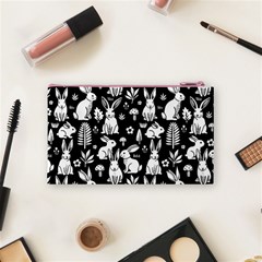 Easter bunny pattern Cosmetic Bag (Small) from UrbanLoad.com Back
