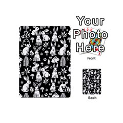 Ace Easter bunny pattern Playing Cards 54 Designs (Mini) from UrbanLoad.com Front - ClubA