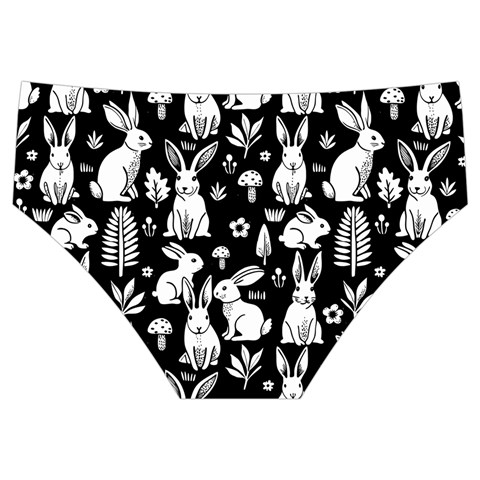 Easter bunny pattern Men s Swim Brief from UrbanLoad.com Back