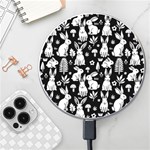 Easter bunny pattern Wireless Fast Charger(White)
