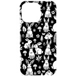 Easter bunny pattern iPhone 15 Pro Max Black UV Print PC Hardshell Case