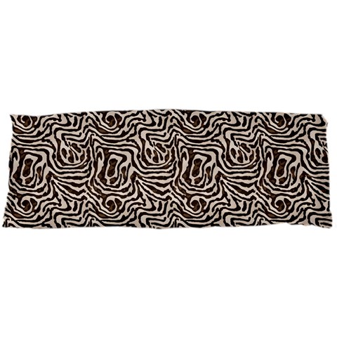 Brown Beige Snake Pattern 40 x15  Body Pillow Case Dakimakura (Two Sides) from UrbanLoad.com Front