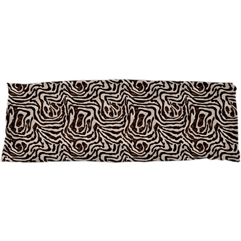 Brown Beige Snake Pattern 47 x17  Body Pillow Case Dakimakura (Two Sides) from UrbanLoad.com Front