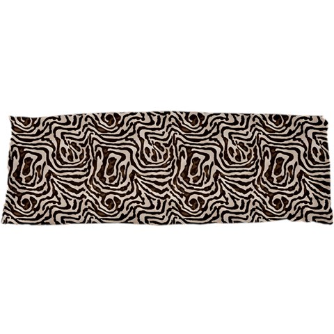 Brown Beige Snake Pattern 71 x25  Body Pillow Case Dakimakura (Two Sides) from UrbanLoad.com Front