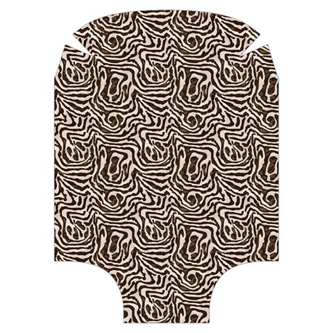 Brown Beige Snake Pattern Luggage Cover (Medium) from UrbanLoad.com Front