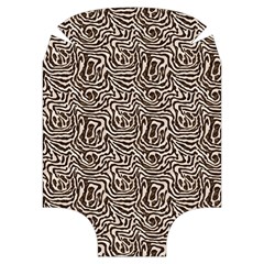 Brown Beige Snake Pattern Luggage Cover (Medium) from UrbanLoad.com Back