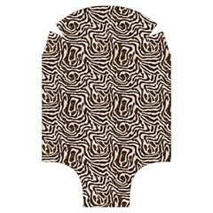 Brown Beige Snake Pattern Luggage Cover (Small) from UrbanLoad.com Front