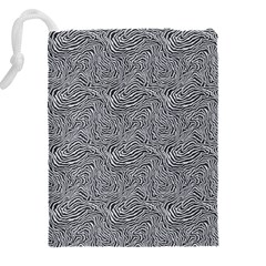 Dark Grey Snake Drawstring Pouch (5XL) from UrbanLoad.com Back