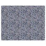 Blue Black Snake Pattern 60  x 50  Premium Plush Fleece Blanket (Medium)