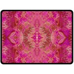 Tondo symmetry 80  x 56  Two Sides Fleece Blanket (Large)