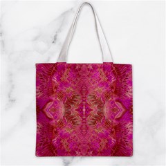 Tondo symmetry Zipper Grocery Tote Bag from UrbanLoad.com Front