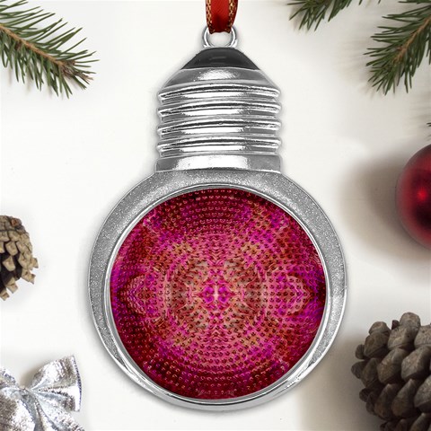 Tondo symmetry Metal Light Bulb Shape Ornament from UrbanLoad.com Front