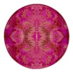 Tondo symmetry Round Glass Fridge Magnet (4 pack)