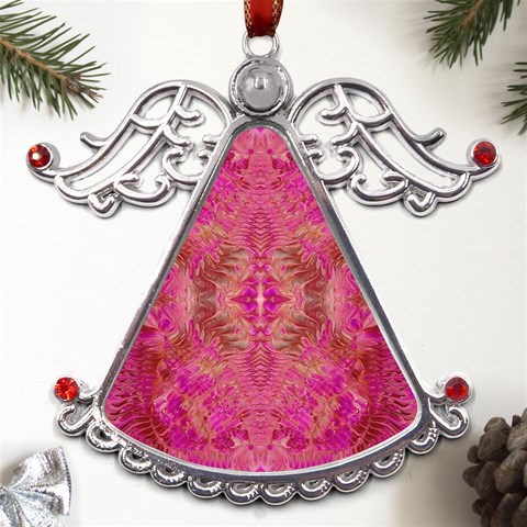 Tondo symmetry Metal Angel with Crystal Ornament from UrbanLoad.com Front