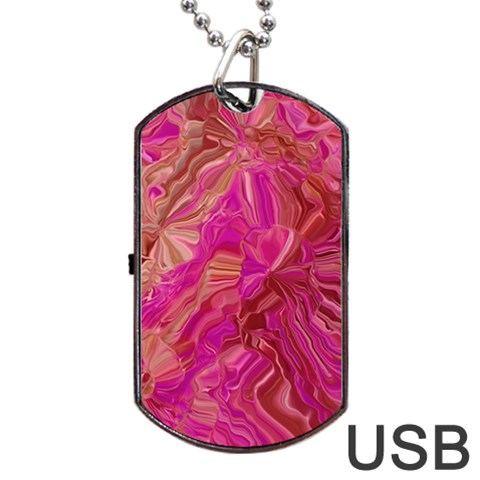 Tondo Wave I Dog Tag USB Flash (Two Sides) from UrbanLoad.com Front