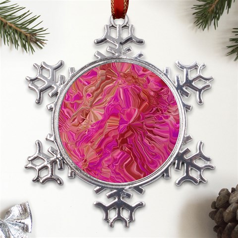 Tondo Wave I Metal Large Snowflake Ornament from UrbanLoad.com Front