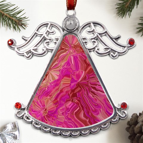 Tondo Wave I Metal Angel with Crystal Ornament from UrbanLoad.com Front